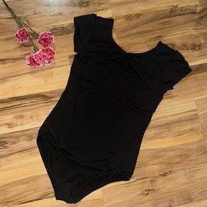 Danskin Now ballet onesie black